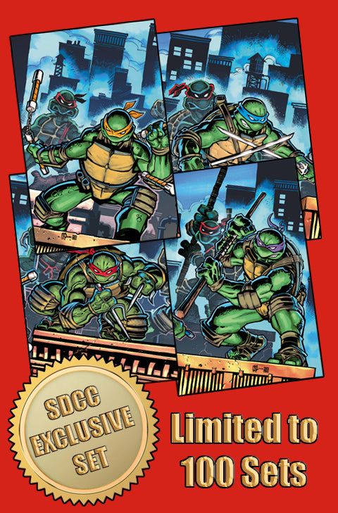 Teenage Mutant Ninja Turtles #300 Heroes Set (Four Comics)